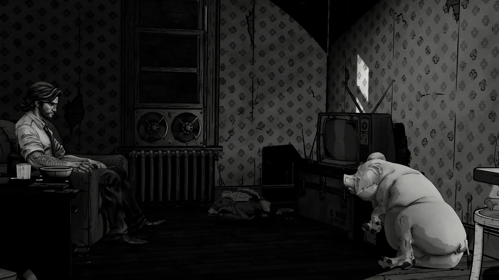 Fabletown at night, the setting the Switch version will eventually carry